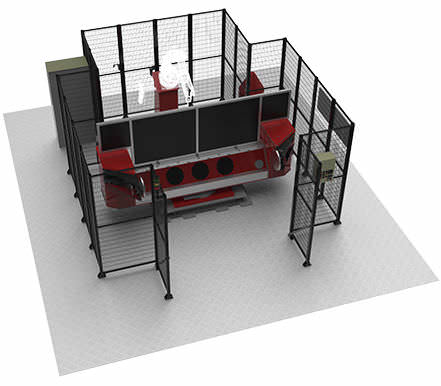 Cella robotizzata di saldatura - TSH O-020A - TDRi Robotics AB