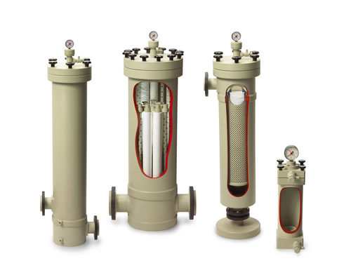 Carter per filtro a cartuccia - Contec GmbH Industrieausrüstungen - per liquido / in materia plastica