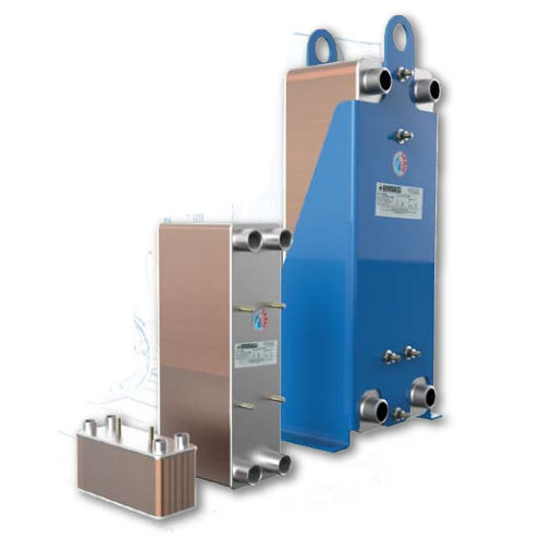 Scambiatore di calore a piastre saldo brasate - PB - Emmegi Heat Exchangers - aria-olio / in rame / in nichel