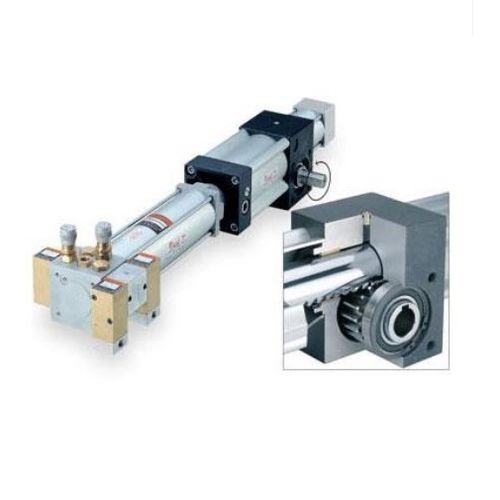 Cilindro idropneumatico - UCR series - Bonesi Pneumatik s.r.l. - rotativo / con pignone e cremagliera