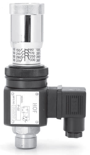 Pressostato a pistone - P-02 series - HOF HYDRAULIC - a pistone regolabile / per olio / regolabile