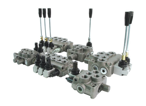 Distributore idraulico a cassetto - MCD20 series - HOF HYDRAULIC - con azionamento manuale / compatto / in ghisa