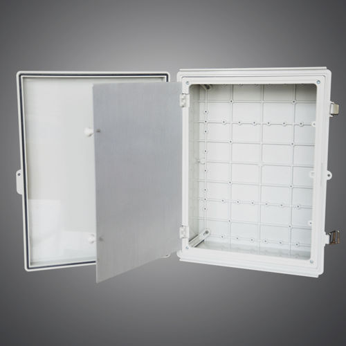Scatola con 2 sportelli - JL-F Series - JIANGSU JIANLONG ELECTRICAL CO.,LTD - con montaggio a parete / rettangolare / in plastica