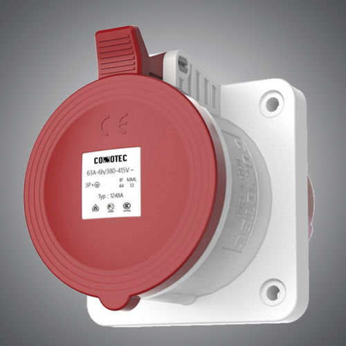 Presa e spina industriale - JIANGSU JIANLONG ELECTRICAL CO.,LTD - fissa / a tenuta stagna / resistente agli spruzzi