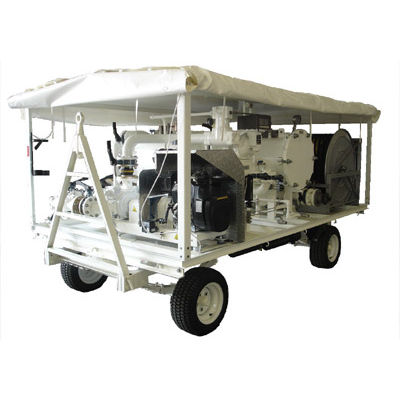 Rimorchio per carburante - AFT Series - AMA S.p.A. - a 2 assi / trainato / per movimentazione