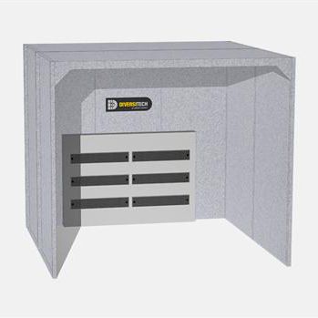 Cabina di depolverazione a estrazione umida - WX series - Diversitech - in acciaio inossidabile