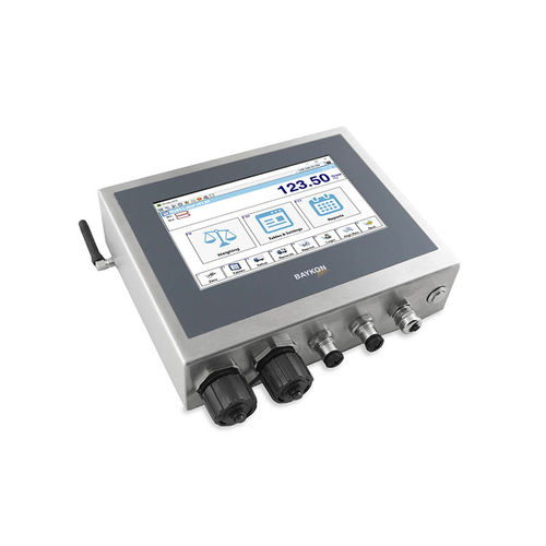 Terminale di pesatura con touch screen - BX07M - BAYKON Industrial Weighing Systems - IP65 / Profibus / Ethernet