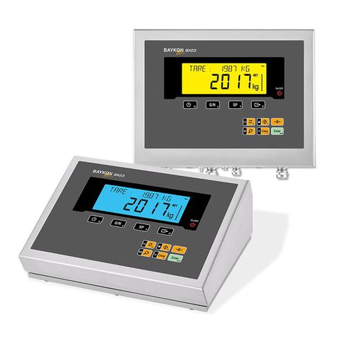Indicatore di peso display LCD - BX23 /BX23D - BAYKON Industrial Weighing Systems - a parete / per ambienti difficili / per ambiente umido
