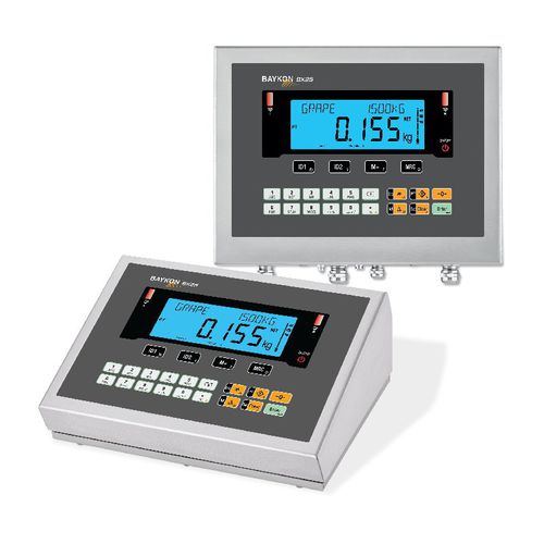 Terminale di pesatura display LCD - BX25, BX25D - BAYKON Industrial Weighing Systems - benchtop / per ambienti difficili / Profibus