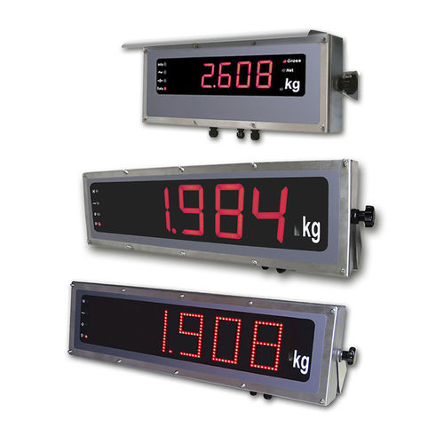 Display LED - RX57 & RX100/S Remote Displays - BAYKON Industrial Weighing Systems - a 6 cifre / a distanza / per misurazione di livello vasche