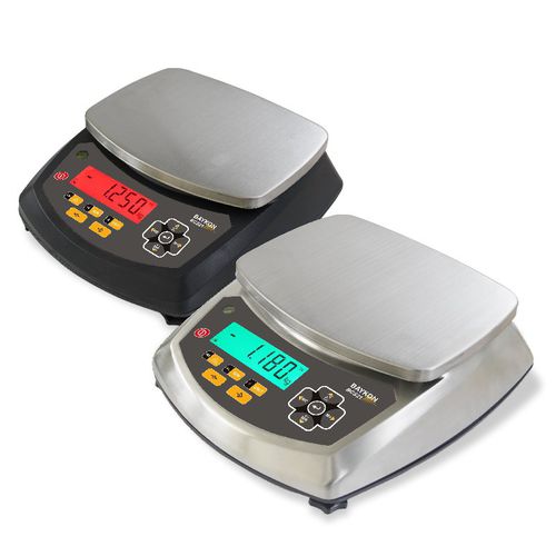 Bilancia contapezzi - BCS21(S) - BAYKON Industrial Weighing Systems - con display LCD / in acciaio inossidabile / per prodotti alimentari