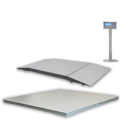 Bilancia a piattaforma - BK Series - BAYKON Industrial Weighing Systems - con monitor separato / in acciaio inossidabile / a tenuta stagna