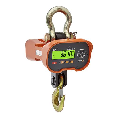Gancio pesatore digitale - BWI-CSAX - BAYKON Industrial Weighing Systems - compatto / con display LCD / con batteria ricaricabile