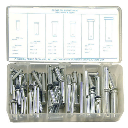 Perno di forcella in acciaio al carbonio - 13965 - Precision Brand Products - con foro