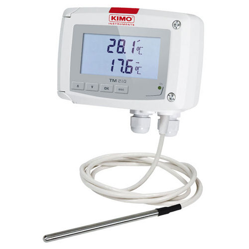 Sensore di temperatura Pt100 - TM 210-R - Sauermann - a parete / analogico / IP65