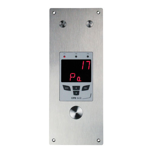 Sensore di pressione differenziale - CPE 310-S, CPE 311-S - Sauermann - a membrana / analogico / a membrana affiorante