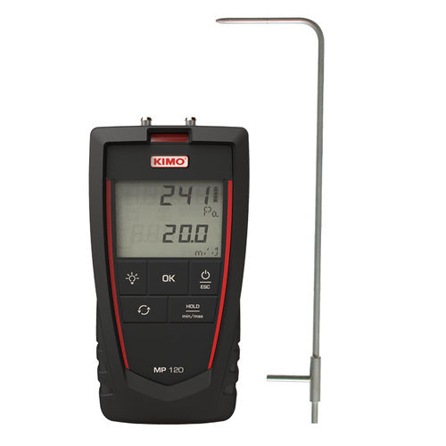 Manometro digitale - MP 120 - Sauermann - elettronico / IP54 / per aria