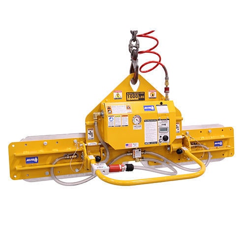 Ventosa di sollevamento per lastre di pietra - GUP-A100M2-1025	  - ANVER Vacuum System Specialists - orizzontale / pneumatica / a bilico