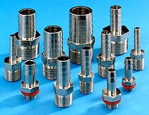 Raccordo per vuoto - A series - ANVER Vacuum System Specialists - scanalato / in acciaio inossidabile / NPT
