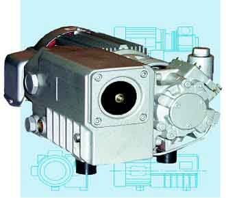 Pompa a vuoto a palette - AFM12/21 series - ANVER Vacuum System Specialists - lubrificata ad olio / 230 V AC / 460 Vac