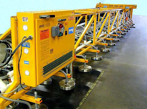Ventosa di sollevamento per carichi pesanti - E700M160-1293-40/53 - ANVER Vacuum System Specialists - orizzontale / elettrica