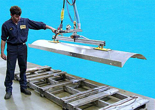 Ventosa di sollevamento per carichi cilindrici - VBS-D2-Q - ANVER Vacuum System Specialists - orizzontale / elettrica