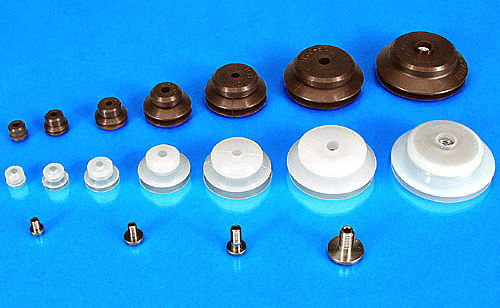 Ventosa a soffietto - C-BS series - ANVER Vacuum System Specialists - in nitrile / in silicone / in poliuretano