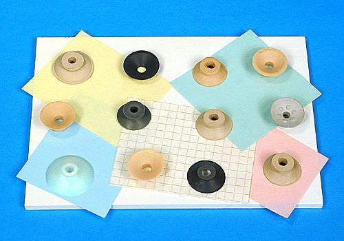 Ventosa piatta - SUF series - ANVER Vacuum System Specialists - in silicone / in gomma / per l'industria della carta