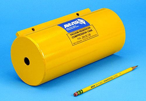 Serbatoio a vuoto - 28400138	 - ANVER Vacuum System Specialists - in gesso / di acciaio / orizzontale