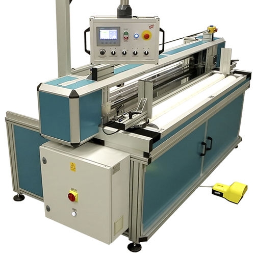 Linea di taglio trasversale a lama - CTLR-2000 - REXEL - per materiale tessile / automatica