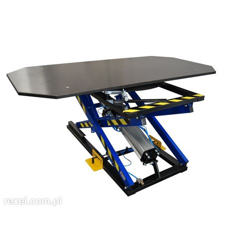 Tavola elevatrice a forbice - ST-3/OB - REXEL - a pedale / pneumatica / stazionaria