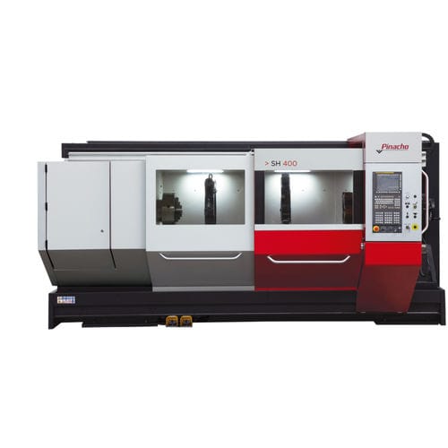 Tornio CNC - SH series - Pinacho Lathes - orizzontale / 4 assi / a base piana