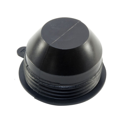 Tappo per tubi flessibili - ETV series - Caplugs - rotondo / filettato / in vinile