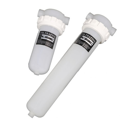 Carter per filtro monocartuccia - DJ-P series - Filtrafine - per liquido / in polipropilene / per l'industria alimentare e delle bevande