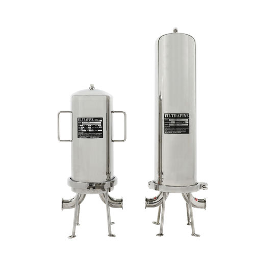 Carter per filtro multicartuccia - SDV series - Filtrafine - per liquido / in acciaio inossidabile / sanitario