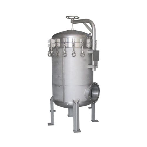 Carter per filtro multicartuccia - MSV series - Filtrafine - per liquido / in acciaio inossidabile / grande portata