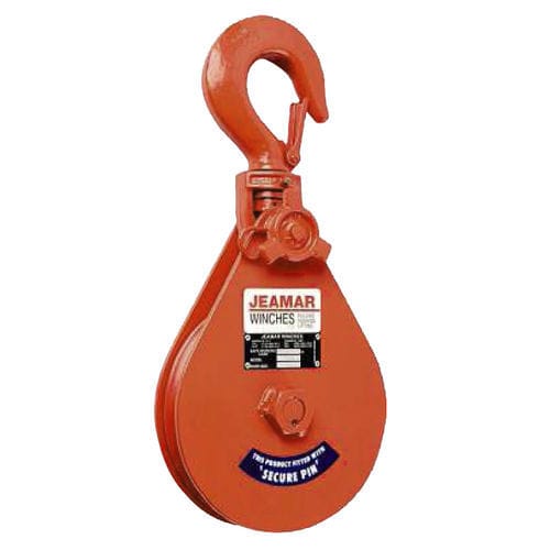 Bozzello apribile a gola - SB/HB series - Jeamar Winches - a ruota libera / per cavo / in acciaio
