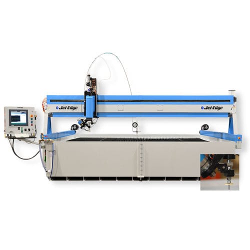 Macchina da taglio a getto d'acqua abrasivo - EDGE X-5 - JET EDGE - per metallo / per lamiere / CNC