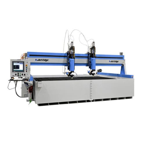 Macchina da taglio a getto d'acqua - EDGE DUAL CARRIAGE - JET EDGE - 3 assi / 5 assi / di precisione