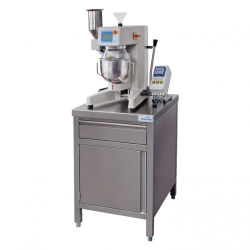 Miscelatore a palette - 1.0206.04 - Testing Feuerherdt & Bluhm - batch / di granulato / in acciaio inossidabile