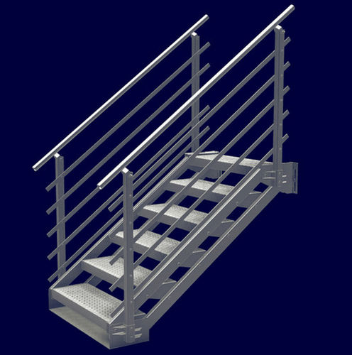 Scala dritta - Graepel - in acciaio galvanizzato