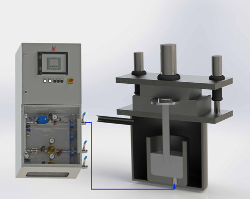 Unità di regolazione di gas per la produzione di alluminio - FCTechnik - Gas Control Systems - flox[on] MFC - per stampaggio in conchiglia a bassa pressione / automatica