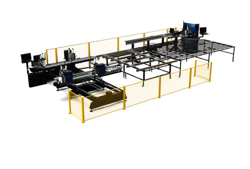 Linea di saldatura e pulitura per profilati PVC - TURBOWELD 400 - Ozgenc Makina - d'angolo / CNC / per serramenti in PVC
