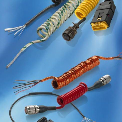 Cavo elettrico di dati - Axospiral®  - Axon Cable - isolato / resistente all'olio / blindato