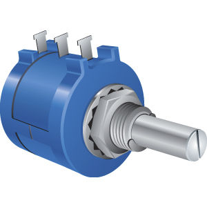Potenziometro monogiro - H-385 - BOURNS - manuale / con plastica conduttrice / di precisione