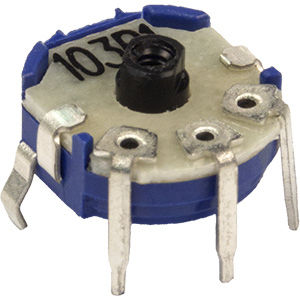 Potenziometro rotativo - P series - BOURNS - manuale / cermet / con plastica conduttrice