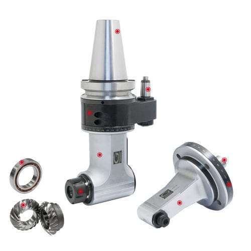 Testa angolare 90° - Classic Line - GERARDI - 0 - 90° / per unità di lavorazione / di fresatura