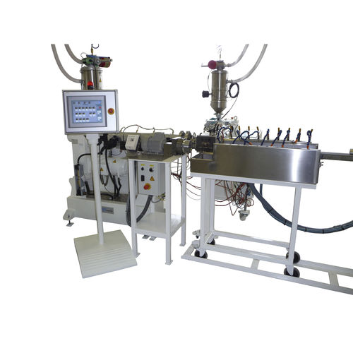 Linea di estrusione per applicazioni mediche - KES series - Ematik GmbH - per tubi / per termoplastici / di tubi a spirale