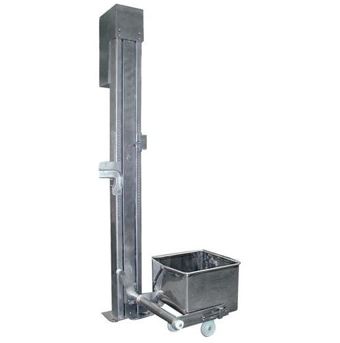 Elevatore a colonna ad una colonna - INOX FER - elettromeccanico / 400 V / 220 V