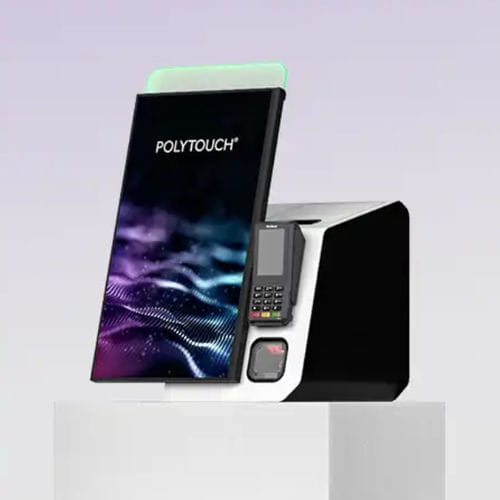 Terminale con touch screen multitouch - FLEX21.5 SCO - Pyramid Computer GmbH - per chiosco / per bancone / da terra